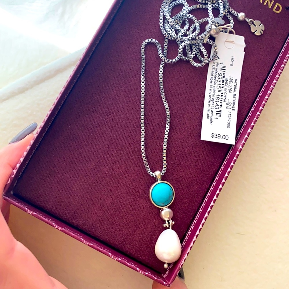 Brand new lucky brand adjustable necklace
